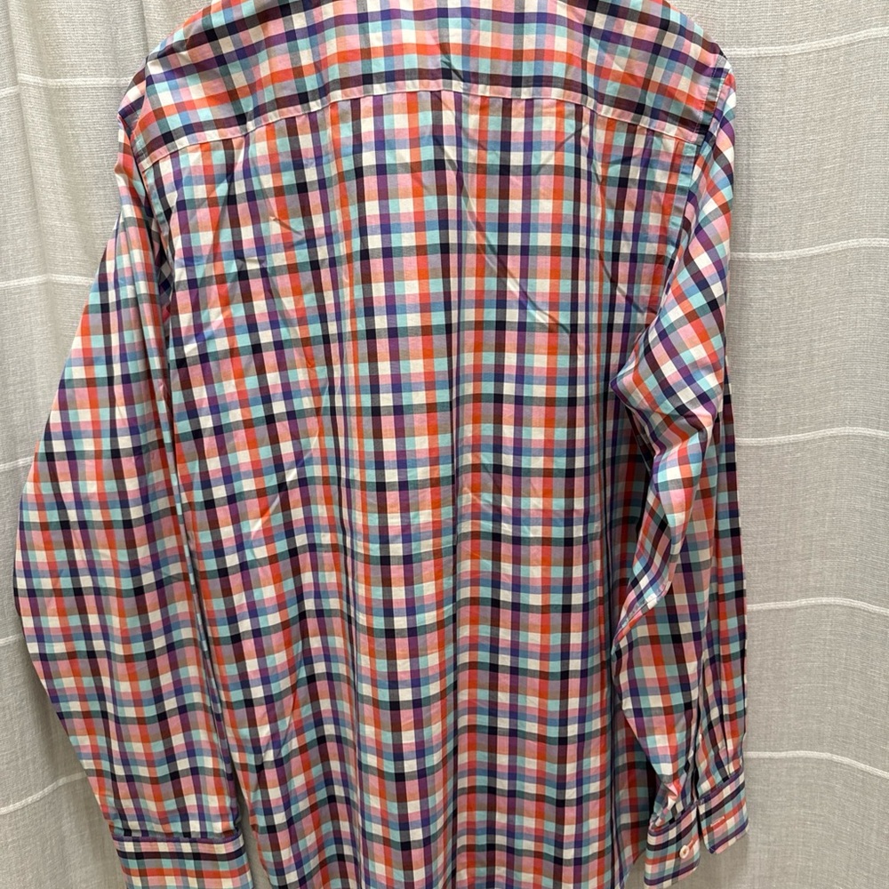 Bugatchi Multicolor Check Button-Down Shirt in Co… - image 4